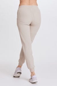 Spodnie medyczne damskie joggery scrubs Basic COLD NUDE