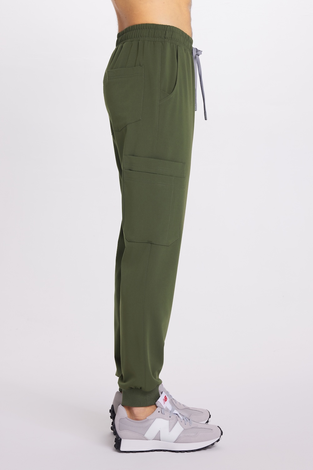 Pánské lékařské kalhoty jogger scrubs basic KHAKI