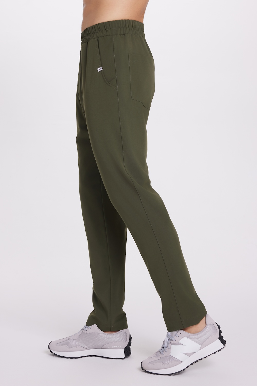 Spodnie medyczne męskie PROSTE scrubs Basic KHAKI