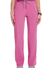 Spodnie medyczne damskie SZEROKIE SCRUBS Basic HI BARBIE