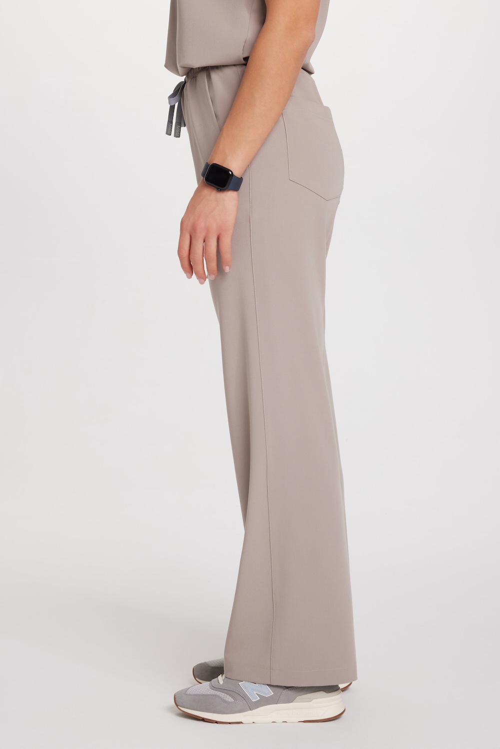 Women’s medical pants WIDE scrubs Basic LATTE