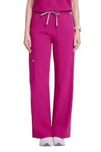 Női orvosi nadrág WIDE műtősnadrág Basic MAGENTA