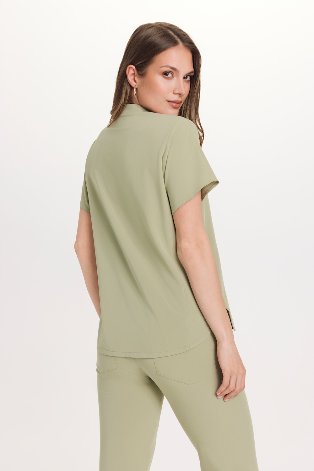 Camicetta medica da donna Basic Flex GREEN TEA