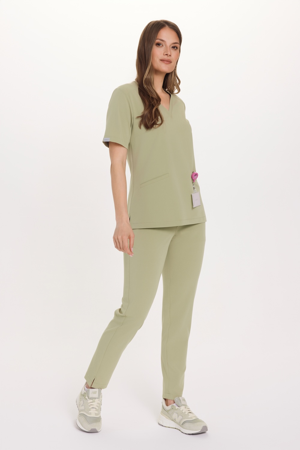 Camicetta medica da donna basic GREEN TEA