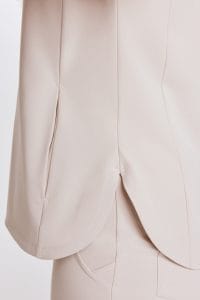 Bluzka medyczna damska scrubs Basic Flex COLD NUDE