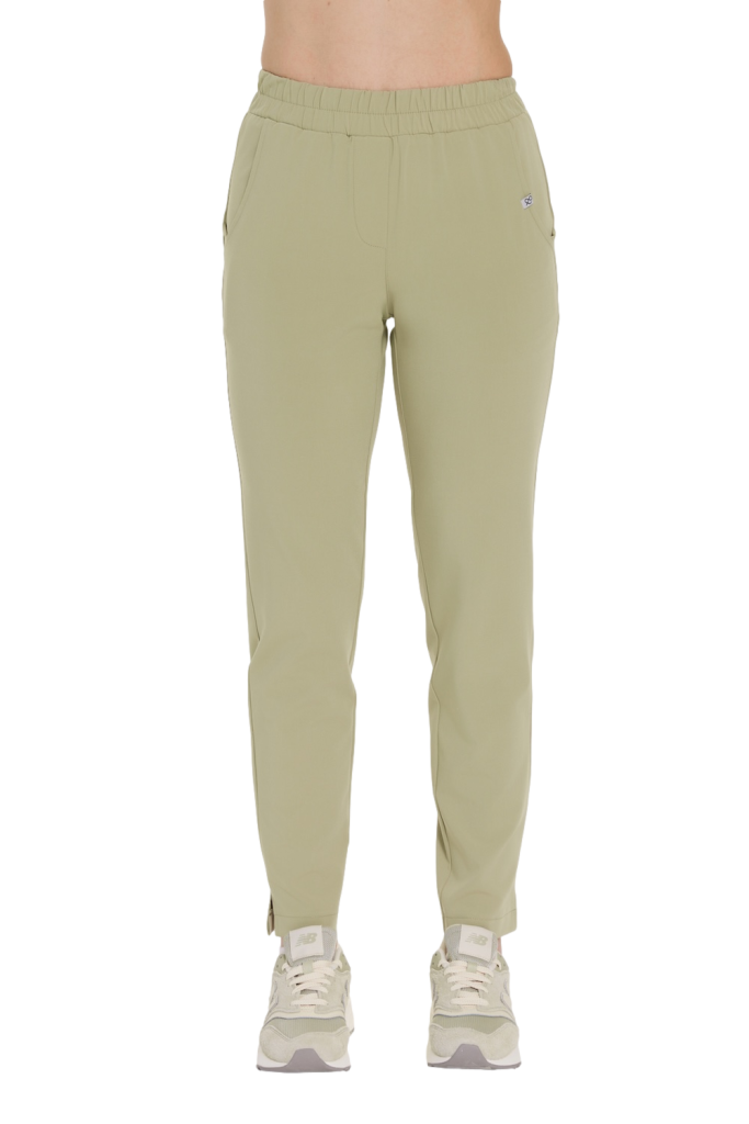 Spodnie medyczne damskie PROSTE SCRUBS Basic GREEN TEA