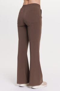 Dámske lekárske nohavice FLARE SCRUBS Basic CHOCOLATE