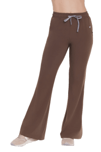 Dámske lekárske nohavice FLARE SCRUBS Basic CHOCOLATE