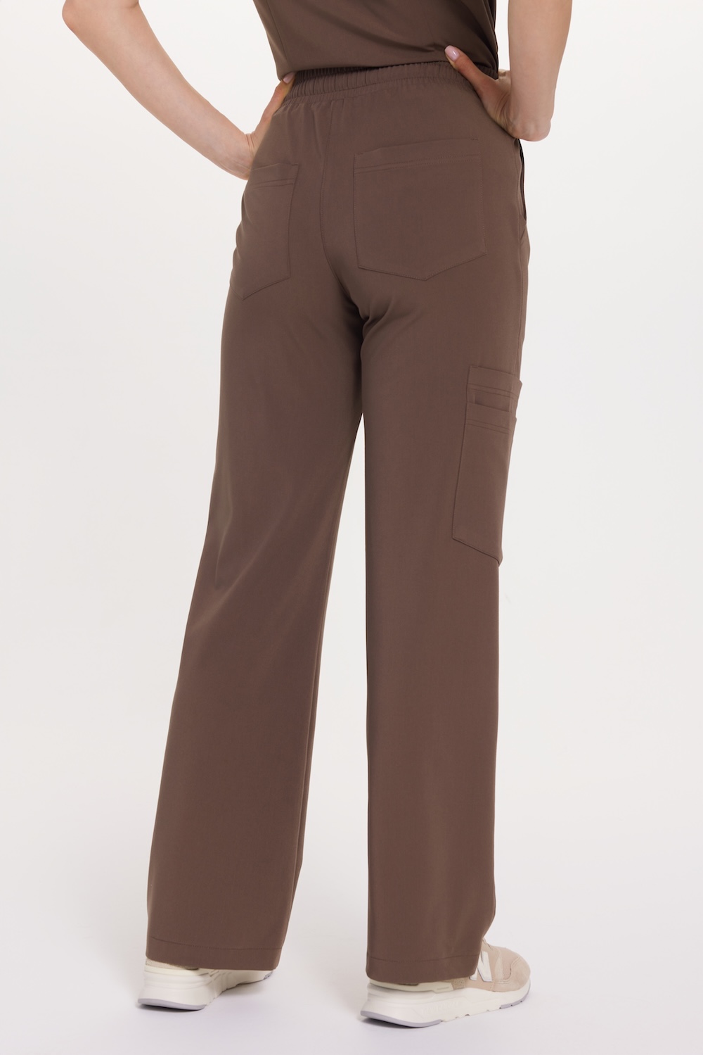 Pantaloni medici da donna WIDE SCRUBS CHOCOLATE
