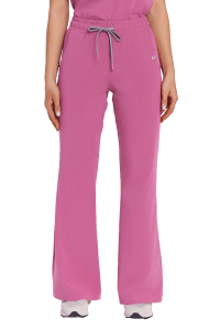 Spodnie medyczne damskie FLARE SCRUBS Basic MALINA