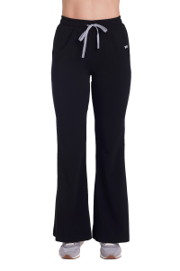 Dámské zdravotnické kalhoty FLARE scrubs Basic BLACK