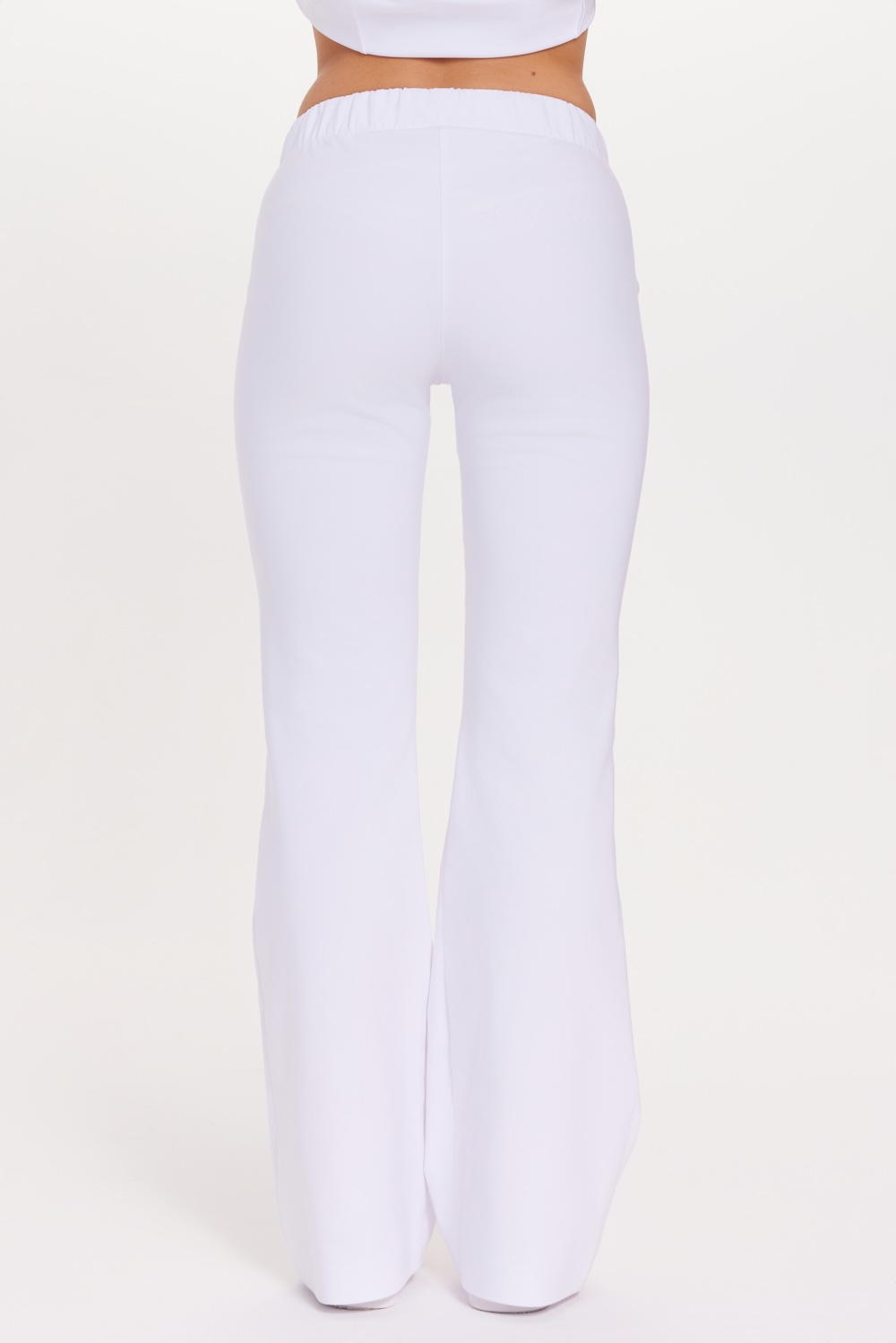 Women’s Flare Premium Medical Pants WHITE