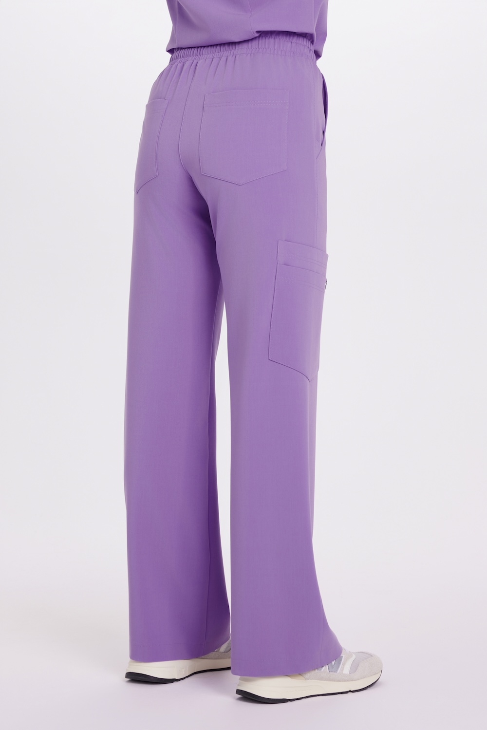 Dámske lekárske nohavice WIDE scrubs Basic AMETYST