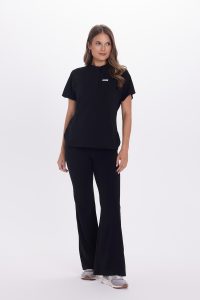 Női orvosi blúz műtősruha Basic Flex BLACK