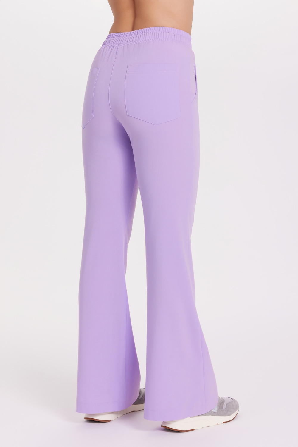 Spodnie medyczne damskie FLARE scrubs Basic LILA