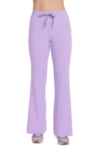 Spodnie medyczne damskie FLARE scrubs Basic LILA