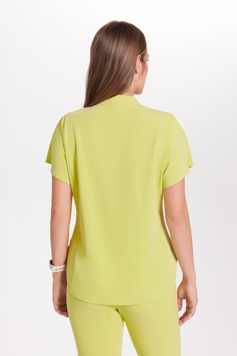 Bluzka medyczna damska scrubs Basic Flex KIWI