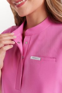 Bluzka medyczna damska scrubs Basic Flex HI BARBIE