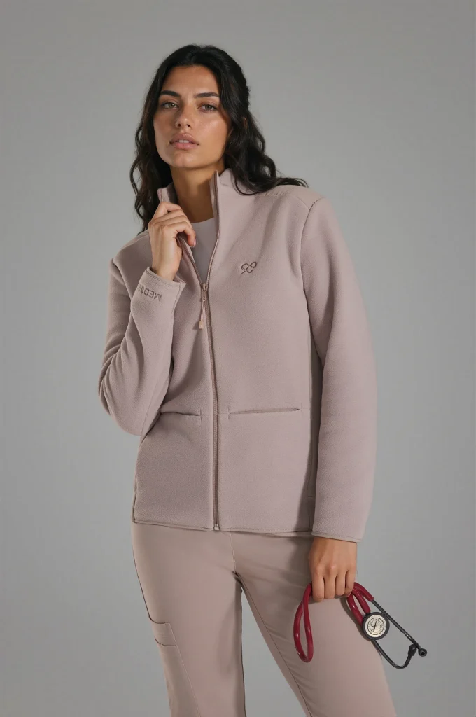 Polarowa bluza medyczna damska LATTE