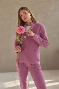 Dámská fleecová lékařská mikina DOLCE ROSA