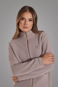 Női orvosi fleece felső LATTE