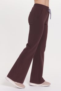 Női orvosi nadrág FLARE műtősnadrág Basic HOT CHOCOLATE