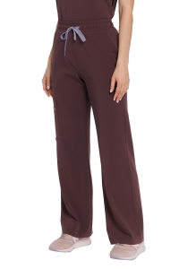 Pantaloni medici da donna WIDE SCRUBS Basic HOT CHOCOLATE