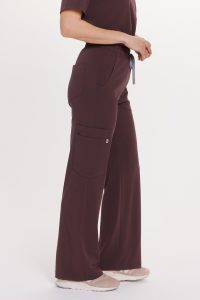 Pantaloni medici da donna WIDE SCRUBS Basic HOT CHOCOLATE