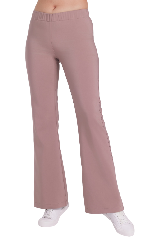 Spodnie medyczne damskie Flare Premium Mocca