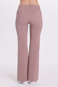Dámske lekárske nohavice Flare Premium Mocca