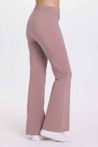 Dámske lekárske nohavice Flare Premium Mocca