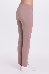 Spodnie medyczne damskie przylegające Premium Mocca