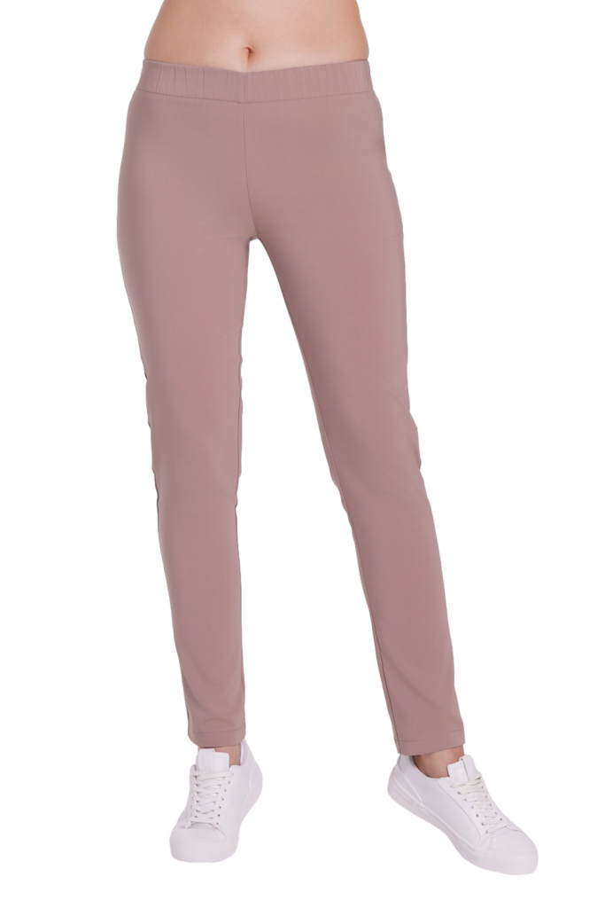 Spodnie medyczne damskie przylegające Premium Mocca